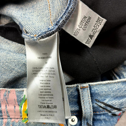 SS15 Dior Homme KVA Scribble Denim