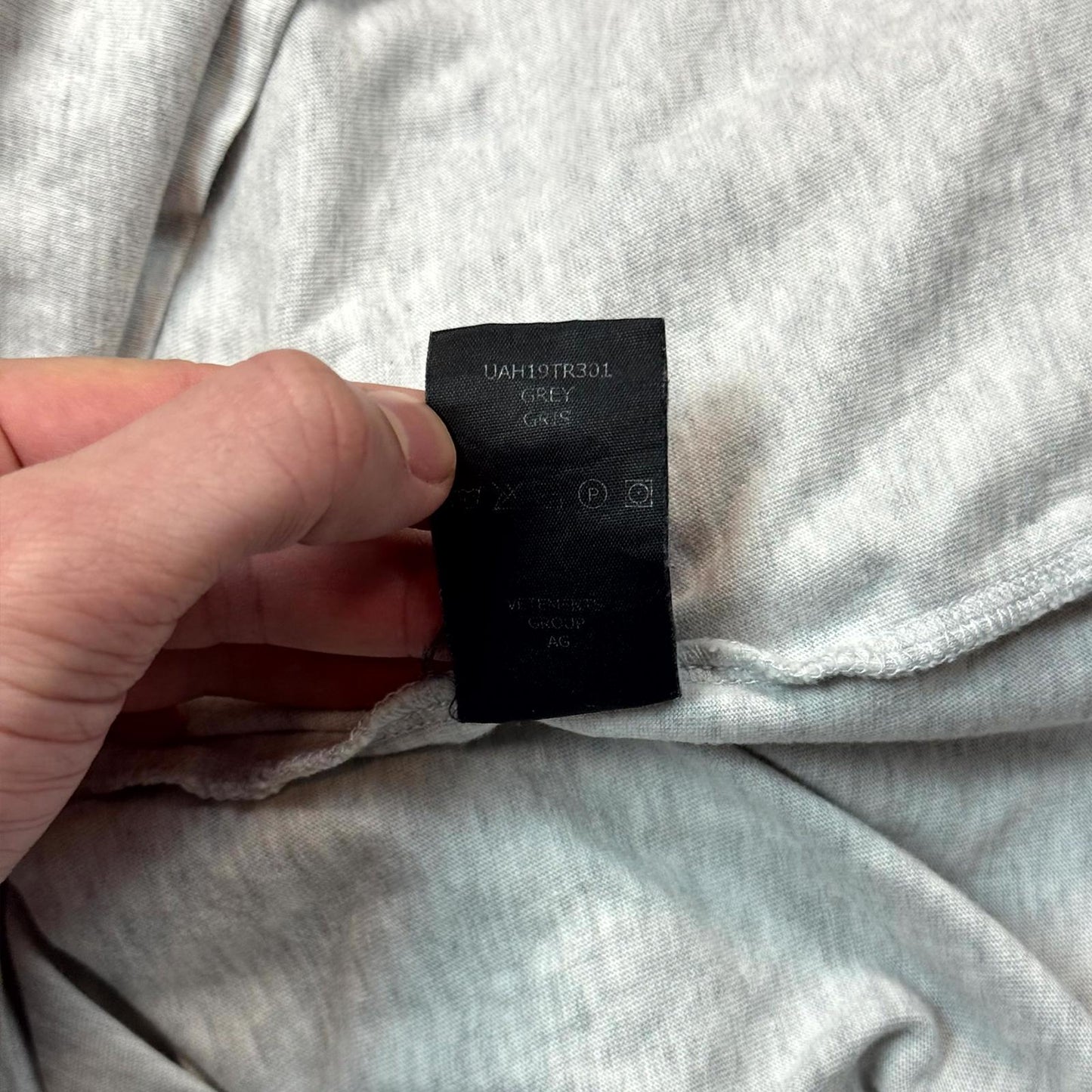 AW19 Vetements ‘Hi I Dont Care’ Tee