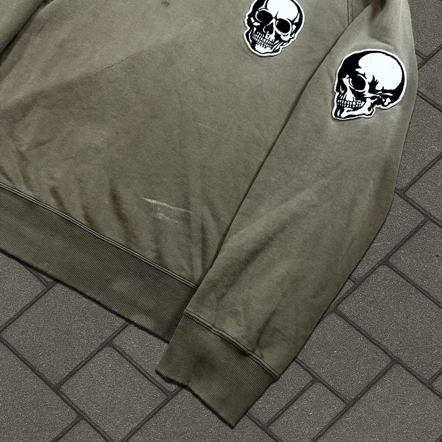 SS04 Number (N)ine Brown Double Skull Crewneck