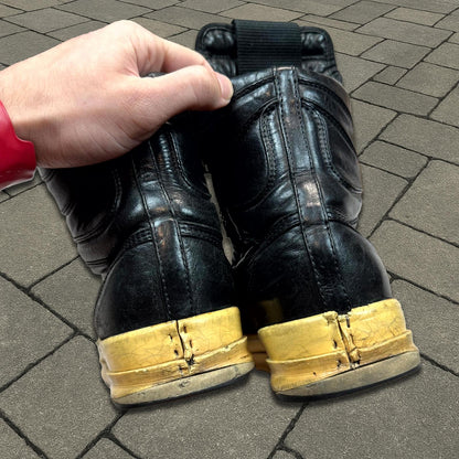 AW06 Rick Owens Black Leather Dunks