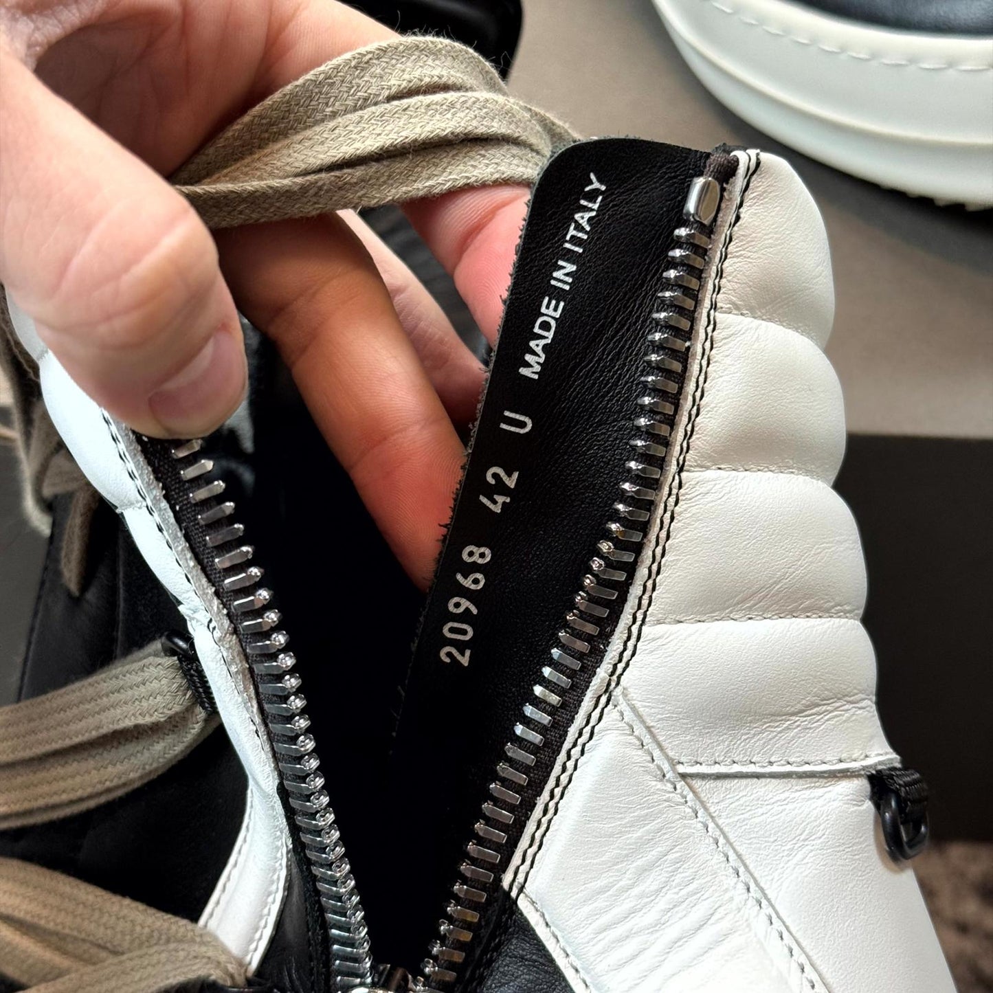 SS20 Rick Owens “Tecuatl” Megalace Geobaskets