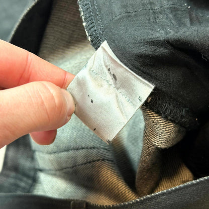 SS04 Dior Homme Waxed Strip Denim
