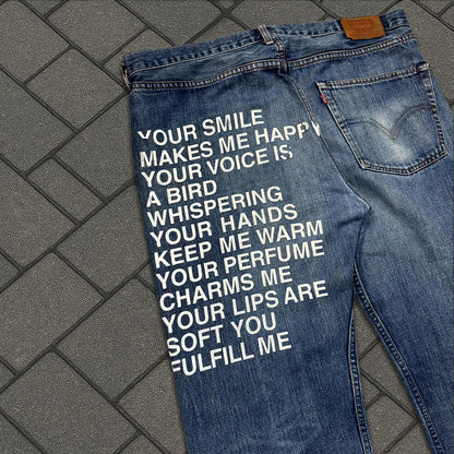 SS02 Junya Watanabe Poem Denim