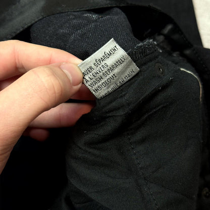 AW06 Dior Homme Satin Bootcut Cummerbund Denim