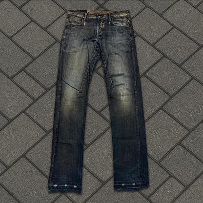 FW08 Rick Owens Stag Clawmark Detroit Cut Denim