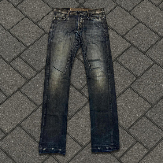 FW08 Rick Owens Stag Clawmark Detroit Cut Denim