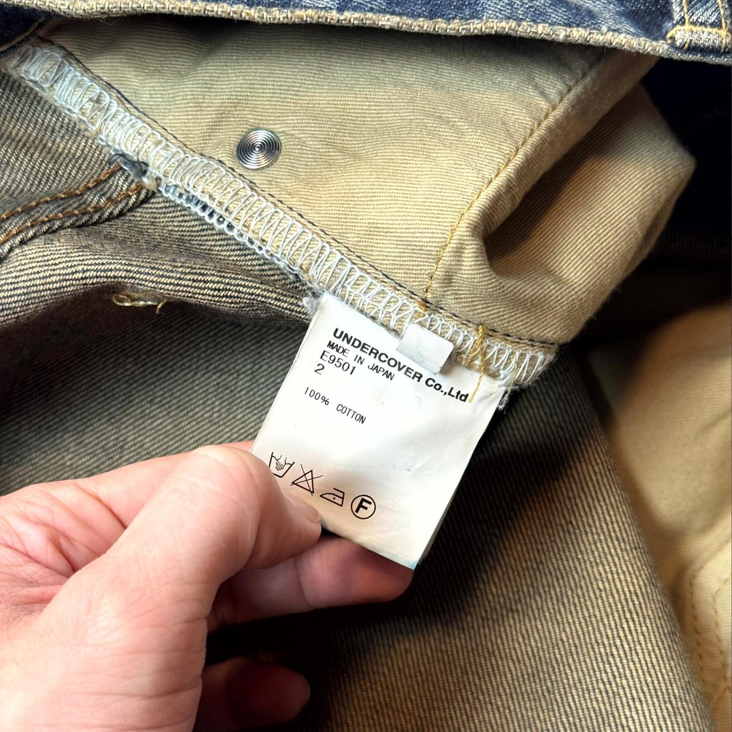 SS10 Undercover Blue Yarn 68 Denim