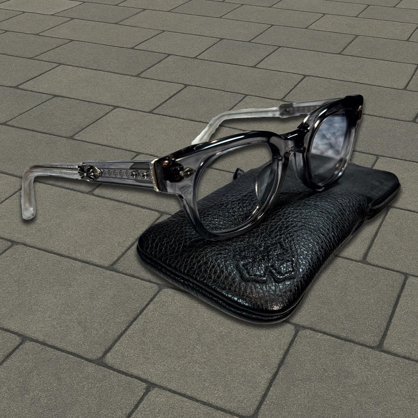Chrome Hearts “Jenna Tail Yea” Smoked Glasses