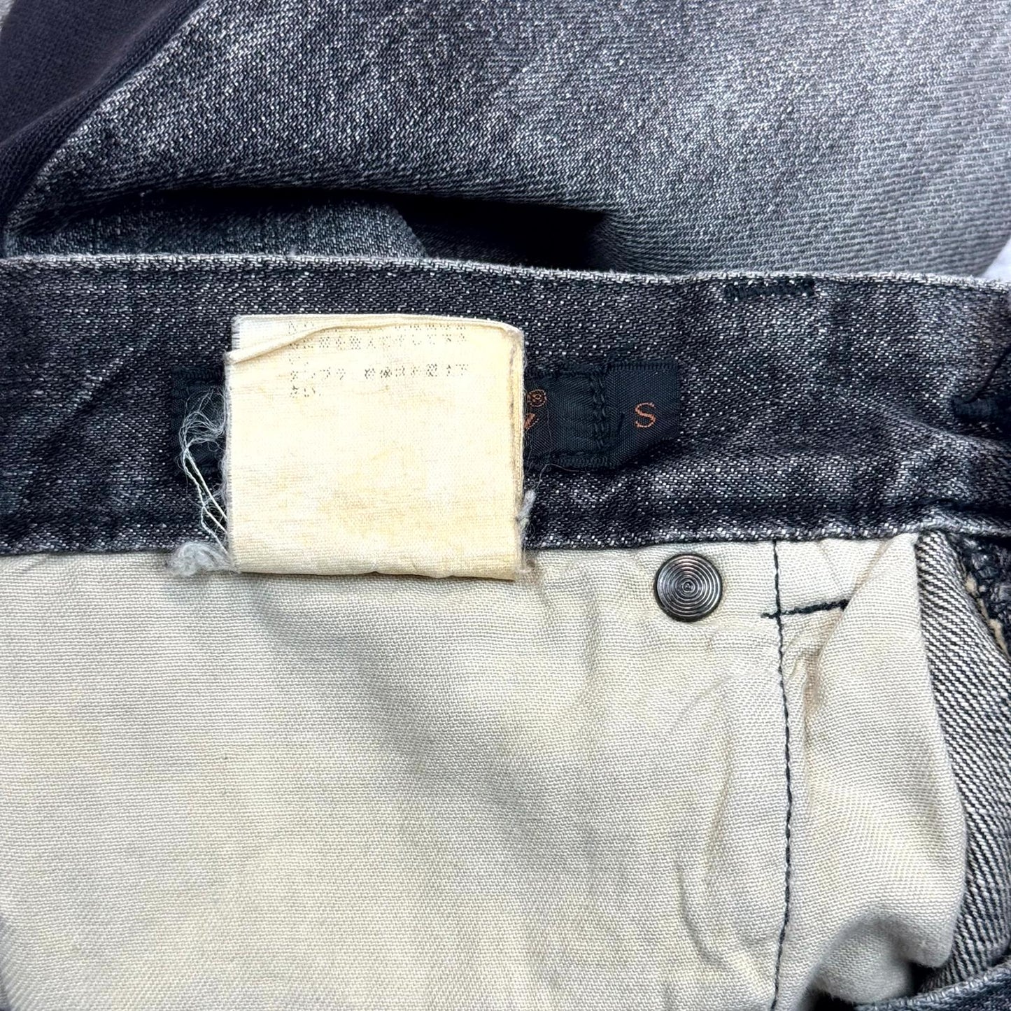AW02 Undercover Black Rebelgods Hybrid Denim