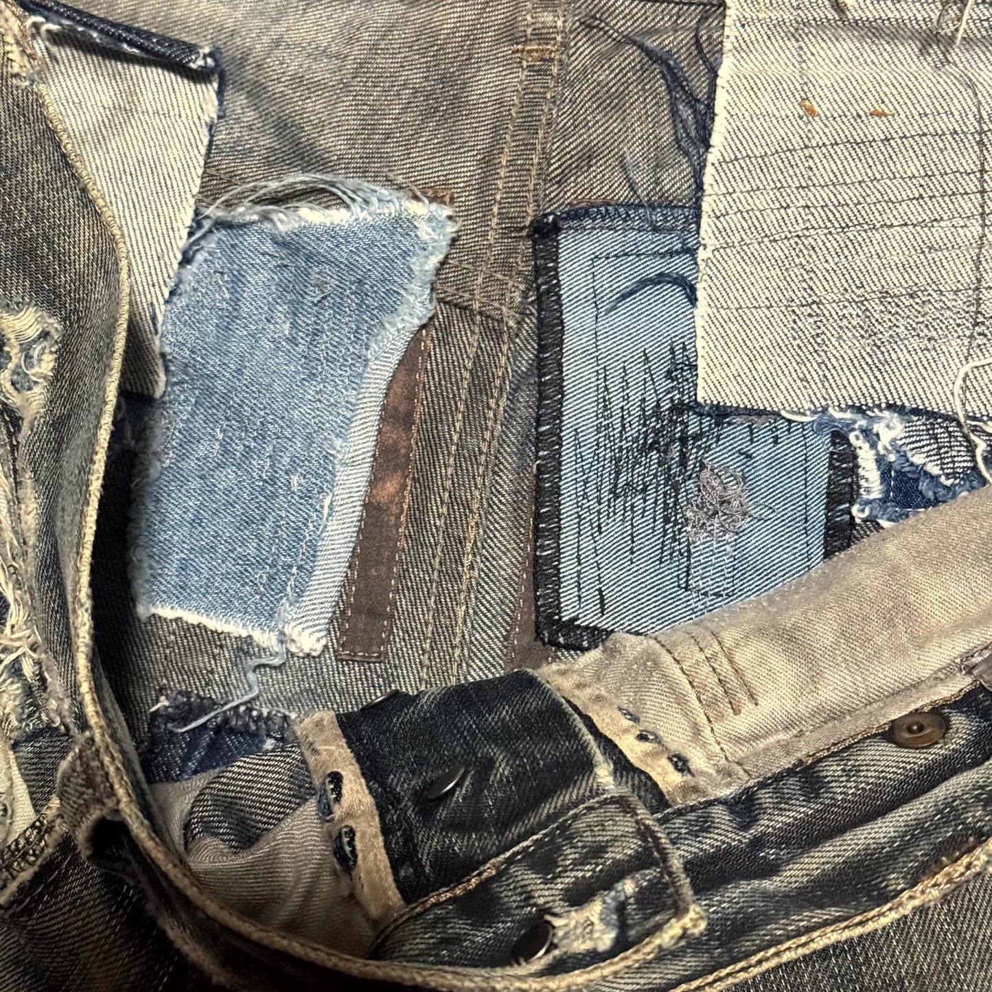 FW07 RIck Owens Dust Detroit Cut Denim