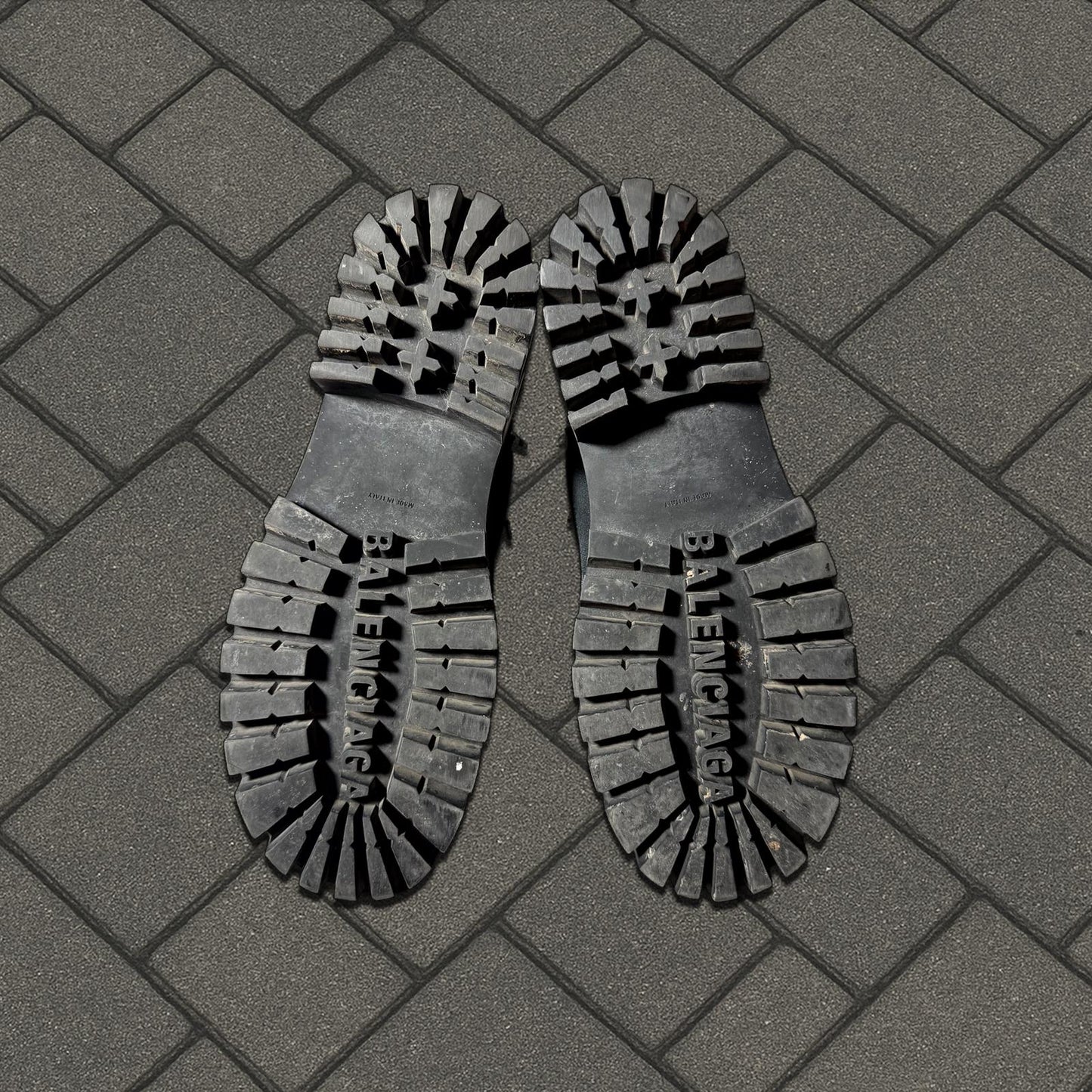 Balenciaga Canvas Strike Boots