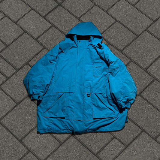 Balenciaga Blue Oversized Parka