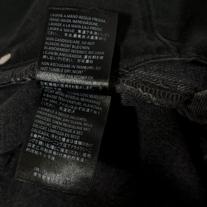 SS18 Balenciaga Black Convertible Denim
