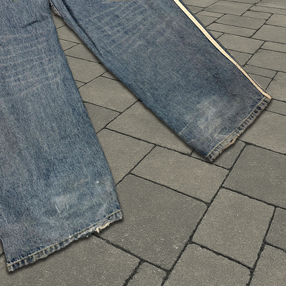 SS23 Balenciaga Adidas Three Stripe Denim