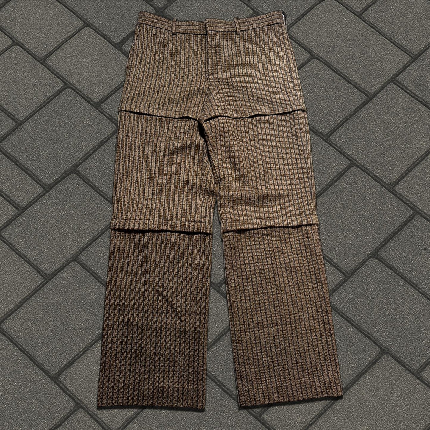 SS18 Balenciaga Plaid Convertible Pants
