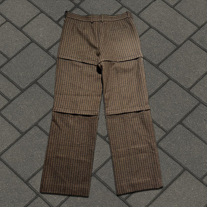 SS18 Balenciaga Plaid Convertible Pants
