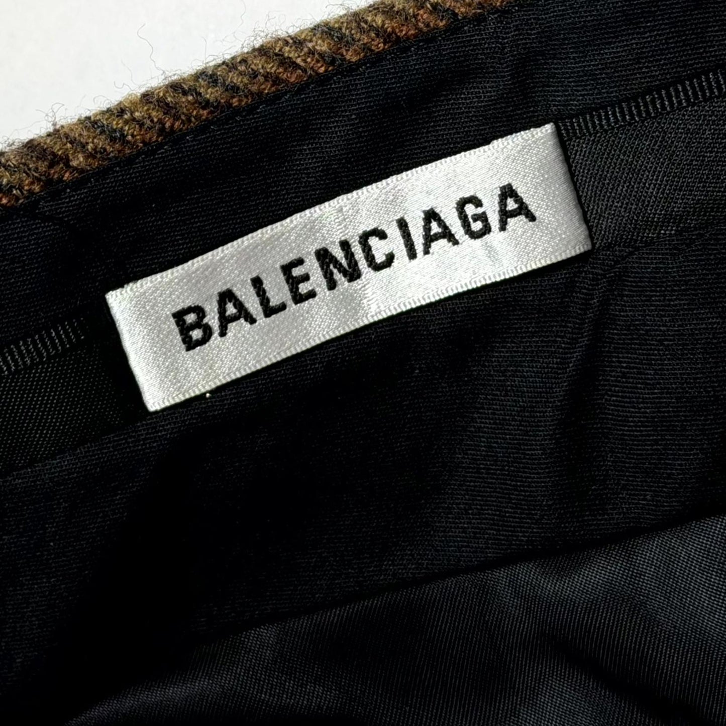 SS18 Balenciaga Plaid Convertible Pants