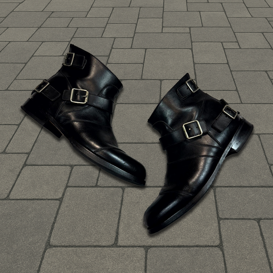Balmain 3 Strap Engineer Boots