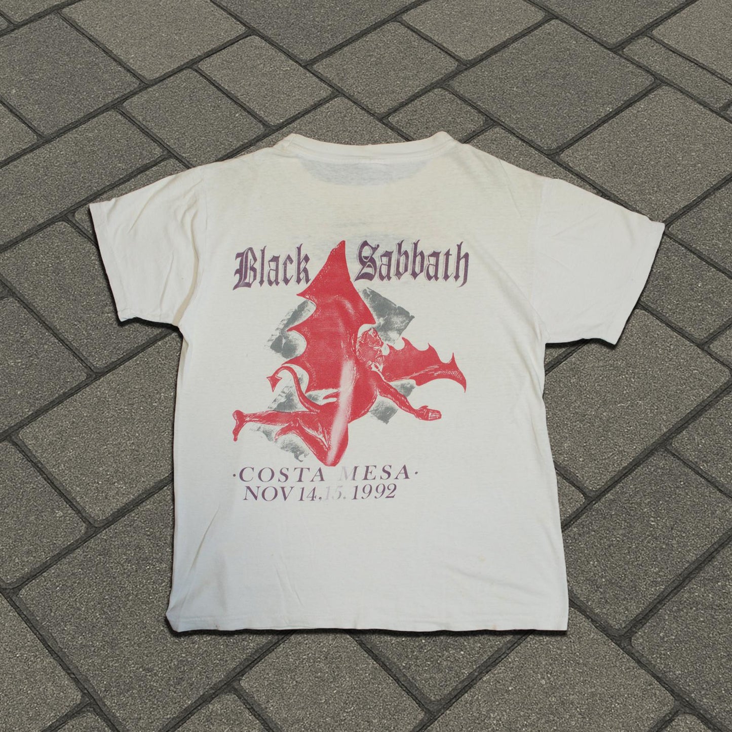 1992 Ozzy Osbourne Black Sabbath Thrashed Tee