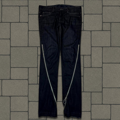 SS09 Rick Owens Strutter Banana Cut Denim