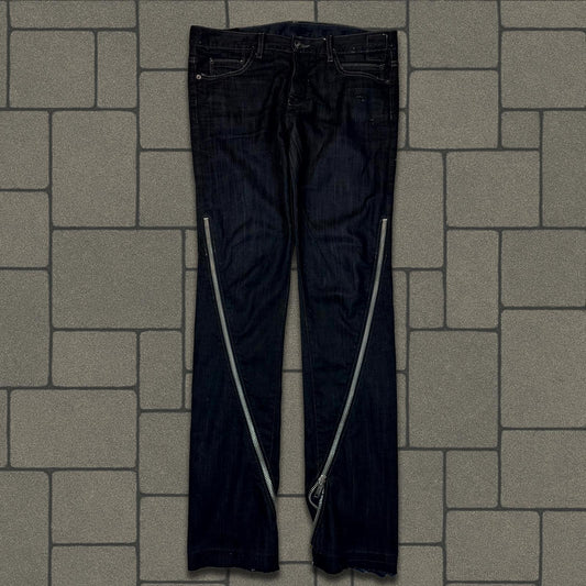 SS09 Rick Owens Strutter Banana Cut Denim