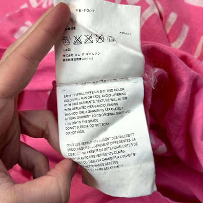 SS02 Junya Watanabe Pink Poem Longsleeve