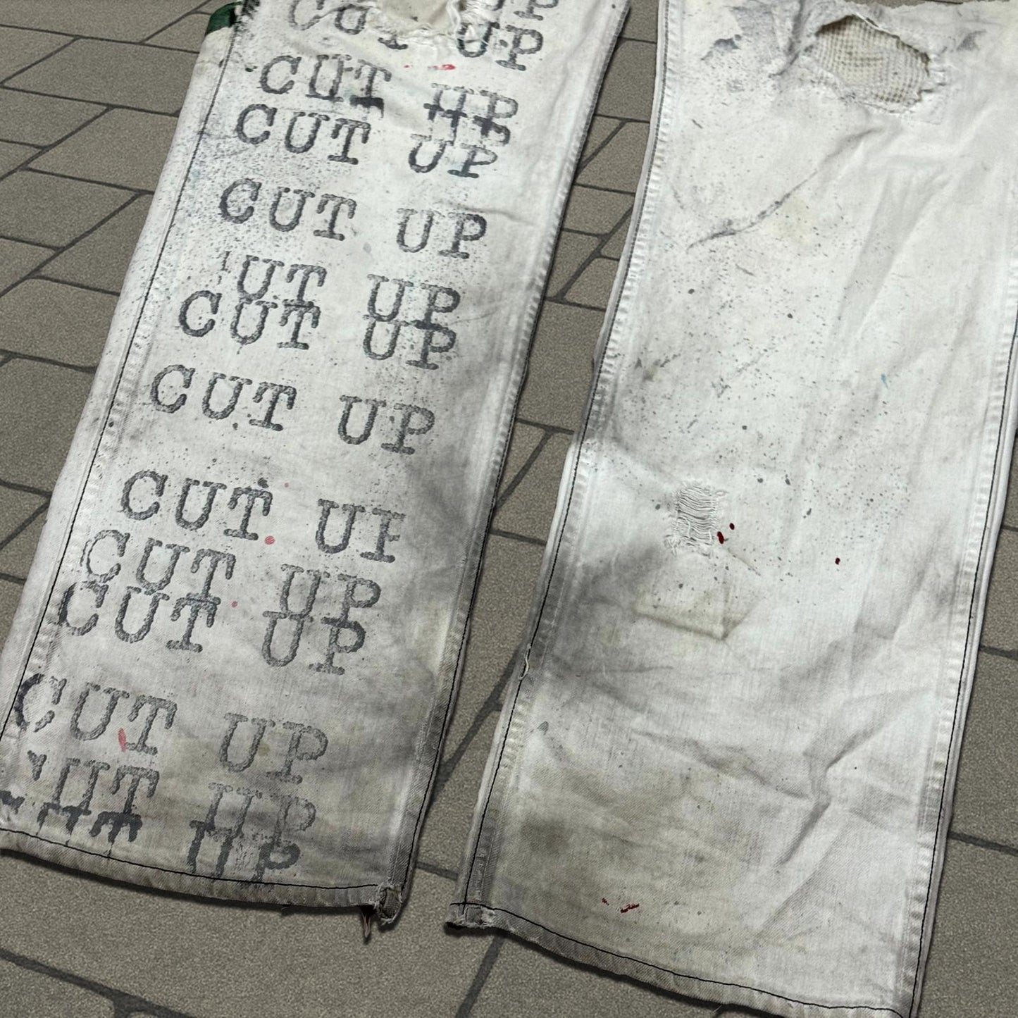 SS02 Number (N)ine ‘Cut Up’ Denim