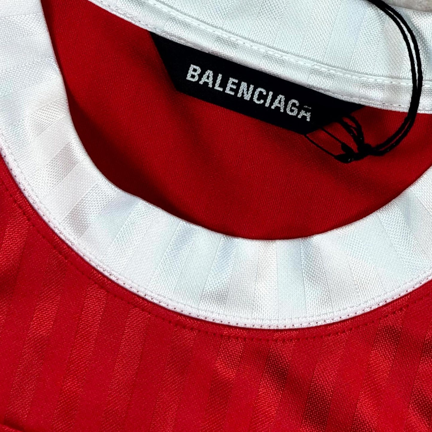 SS22 Balenciaga Runway Red Soccer Scarf
