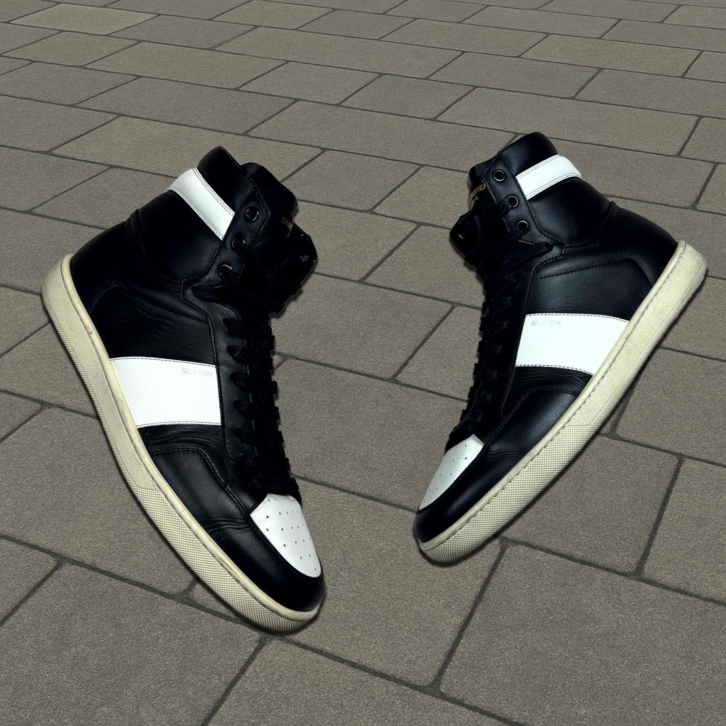 Saint Laurent Paris Black SL/10H Sneakers