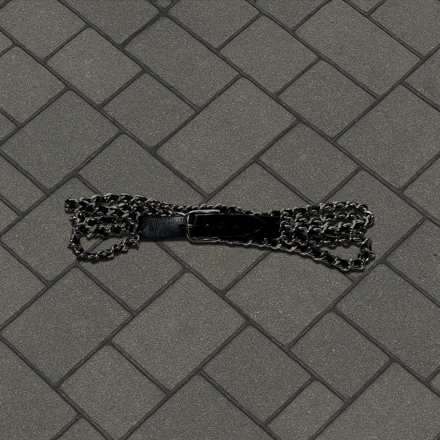 AW09 Balmain Triple Chain Belt