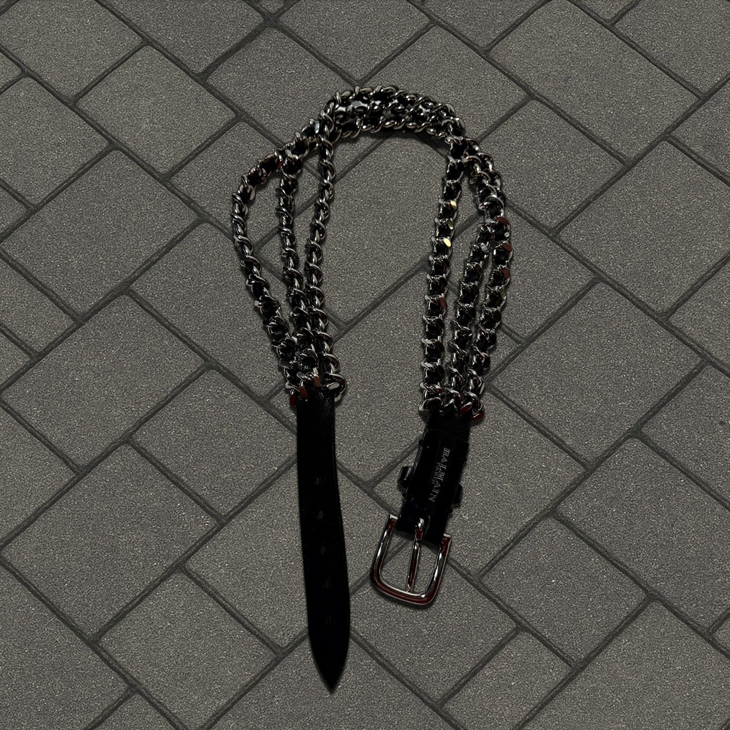 AW09 Balmain Triple Chain Belt
