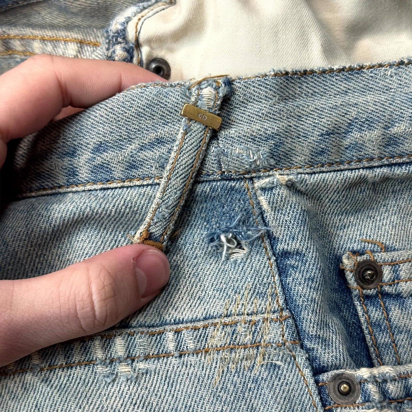 SS06 Dior Homme Crash Denim