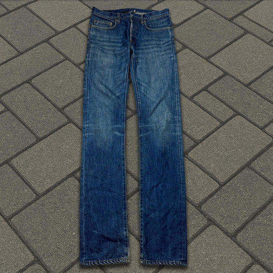 AW05 Dior Homme Blue Clawmark Denim
