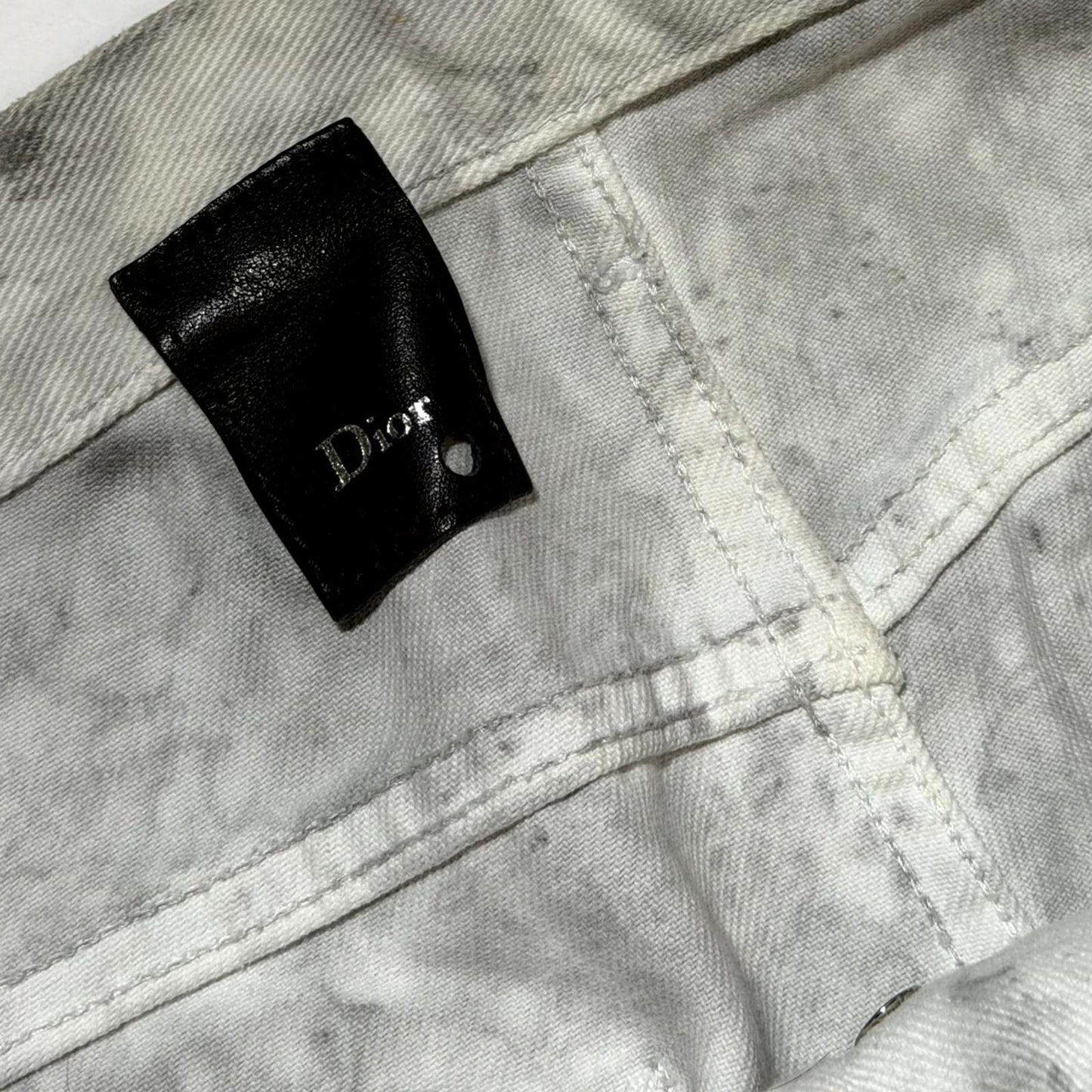 SS06 Dior Homme Dirty Snow Denim