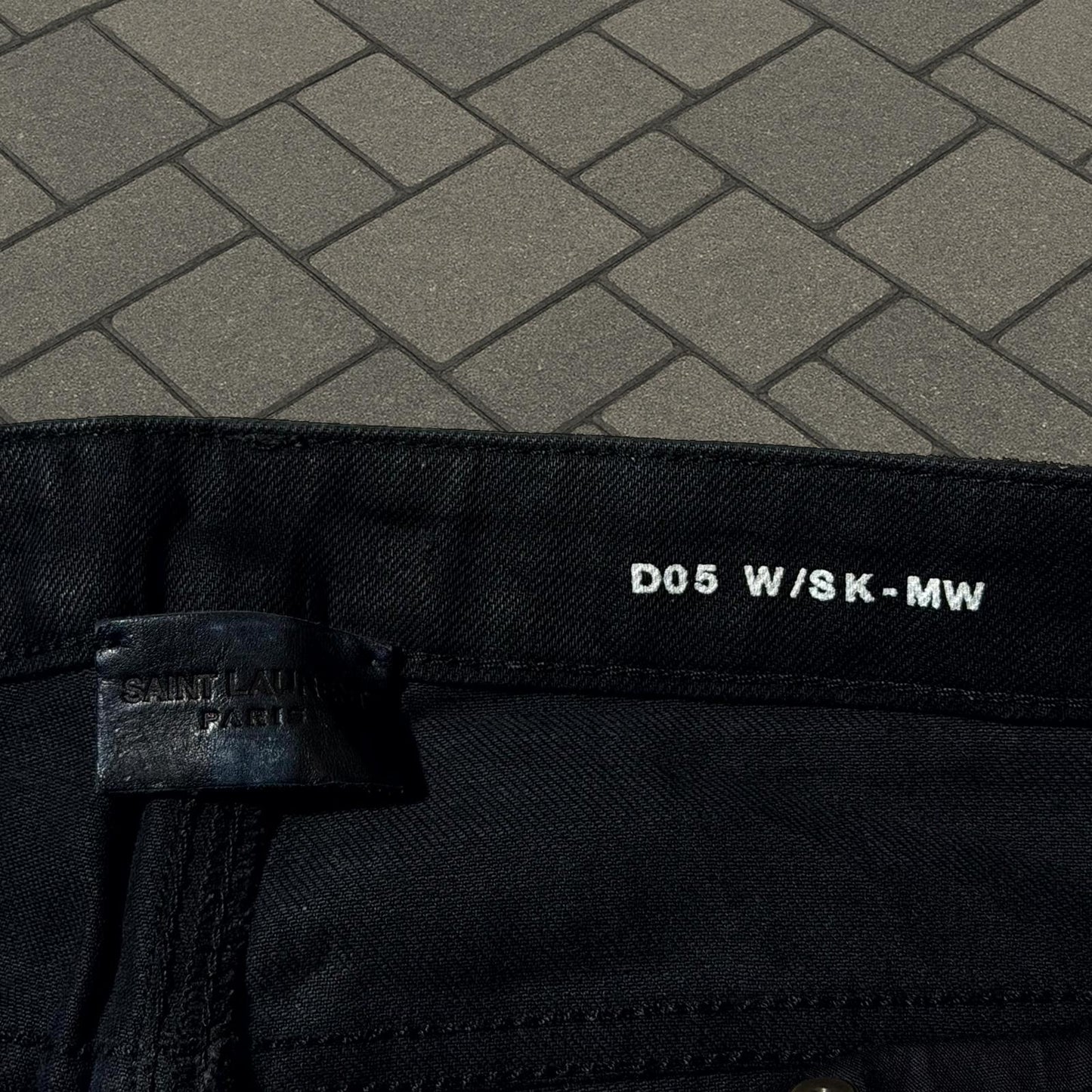 2018 Saint Laurent Paris Black D05 Denim