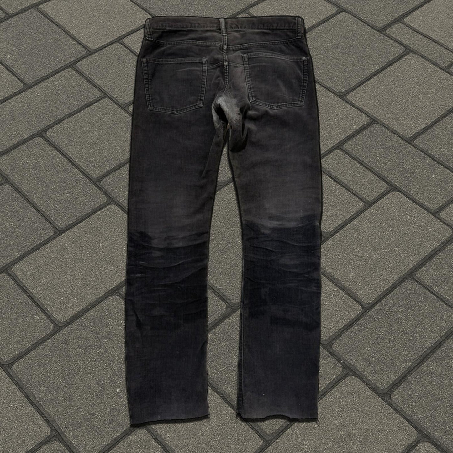 AW06 Undercover BBV Black Corduroy Bug Denim