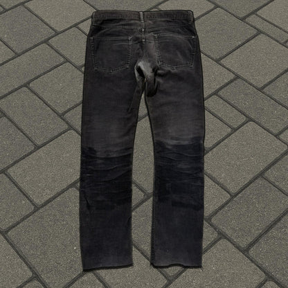 AW06 Undercover BBV Black Corduroy Bug Denim