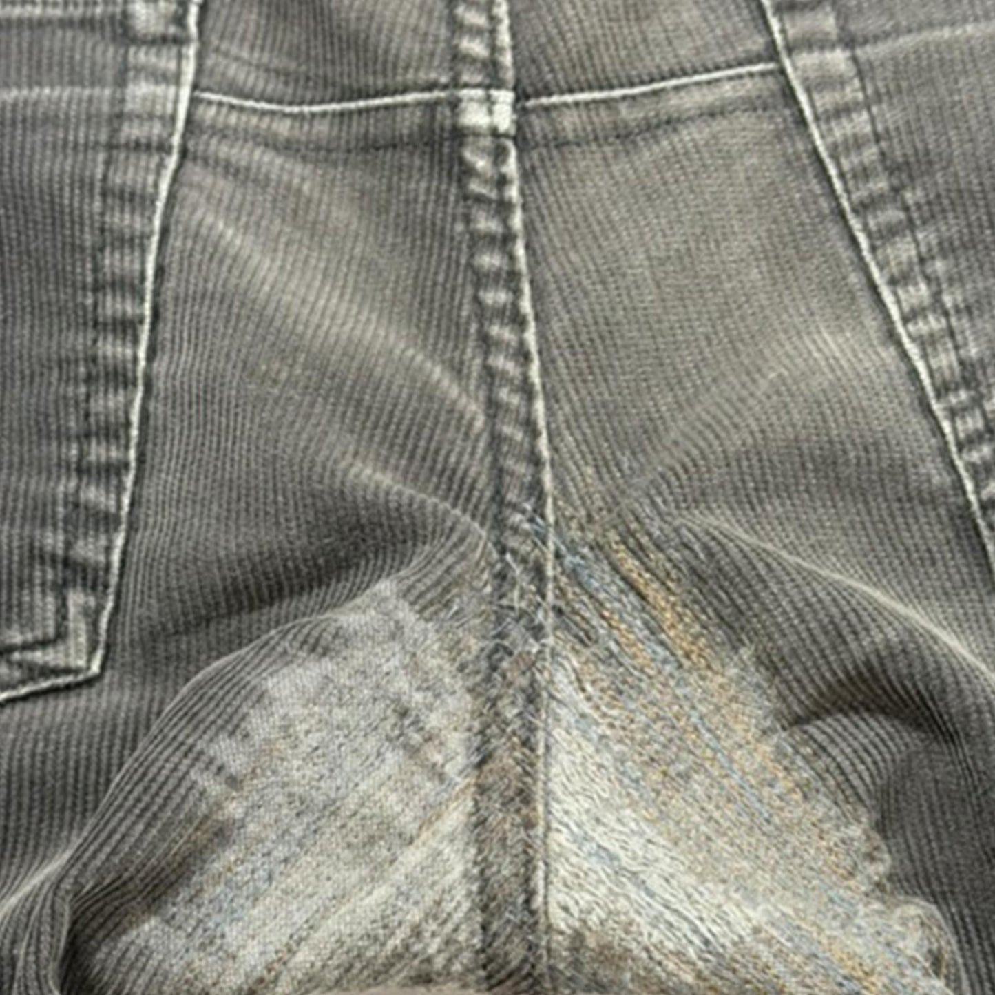 AW06 Undercover BBV Black Corduroy Bug Denim