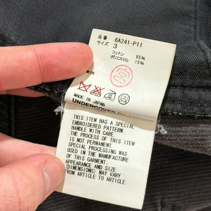 AW06 Undercover BBV Black Corduroy Bug Denim