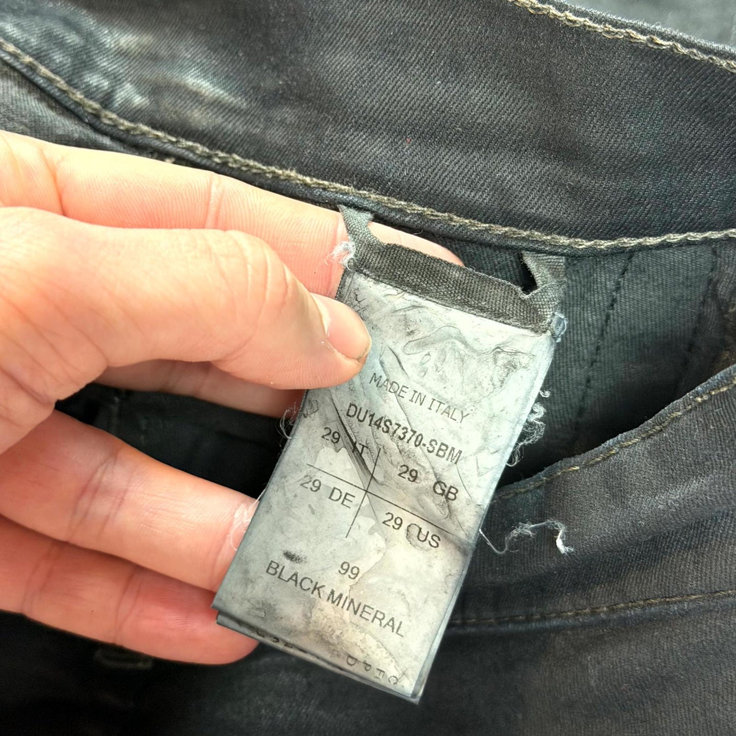 SS14 Rick Owens Memphis Cut Denim