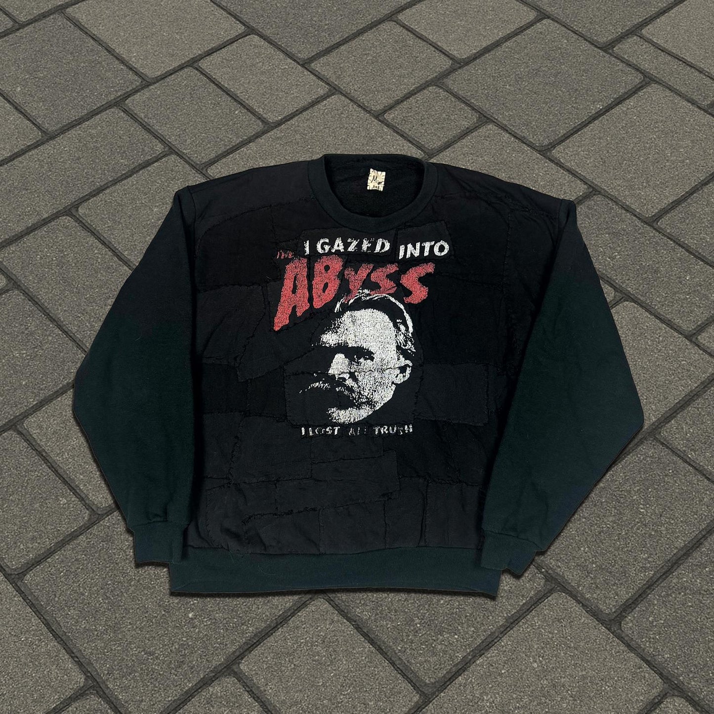 Miju Repairs ‘Abyss’ Patchwork Crewneck
