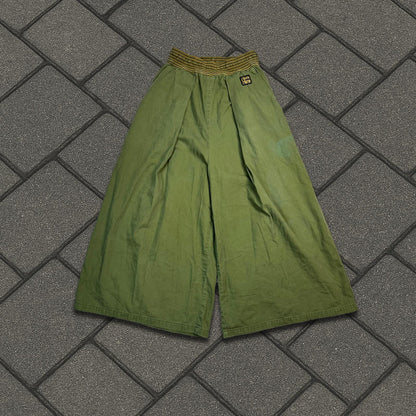 Kapital Green Parachute Shorts