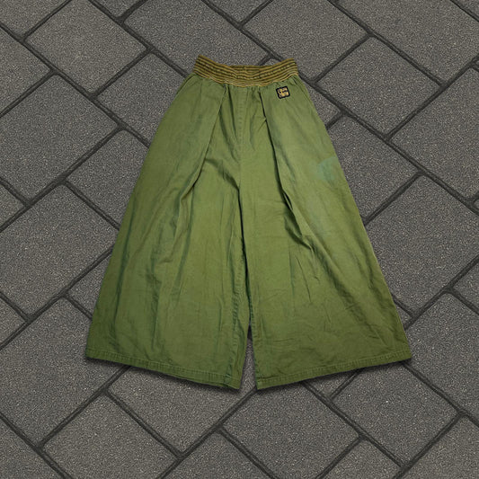 Kapital Green Parachute Shorts