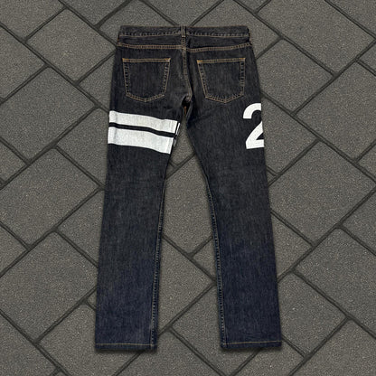 AW02 Junya Watanabe “25” Striped Denim