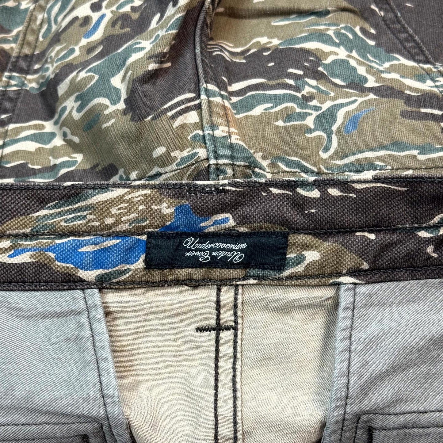 SS11 Undercover Underman Camo Shorts
