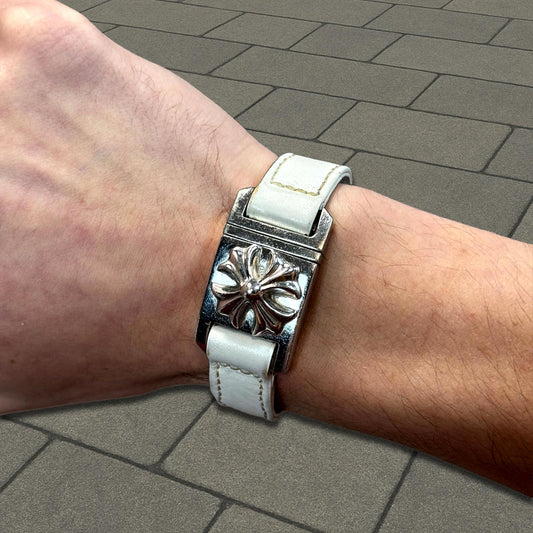 Chrome Hearts White Plus Harness Bracelet
