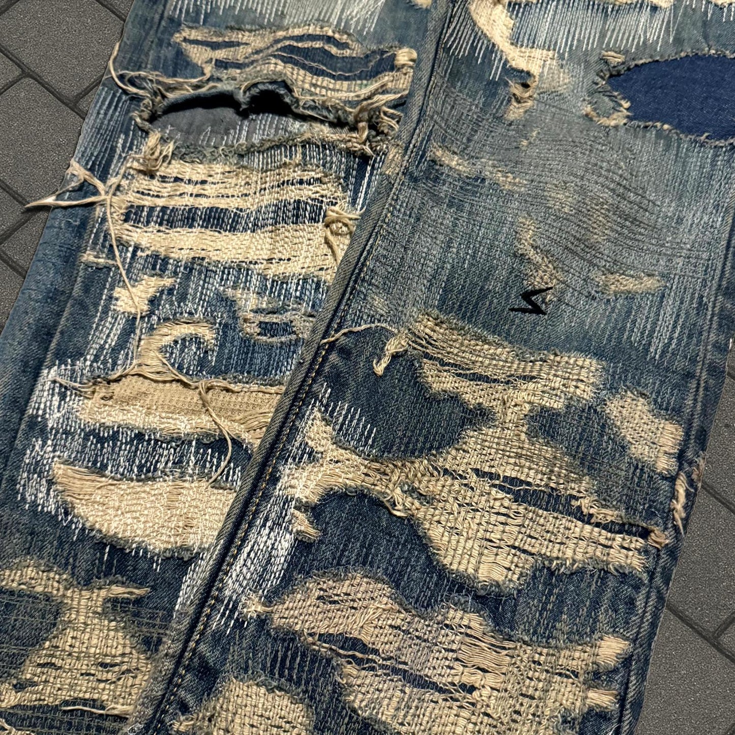 AW05 Undercover 'Arts & Crafts' Blue 85 Denim