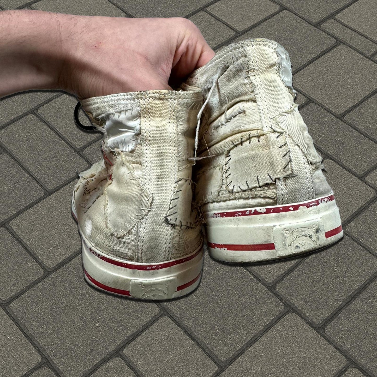 SS03 Undercover White ‘Scab’ Patch Converse