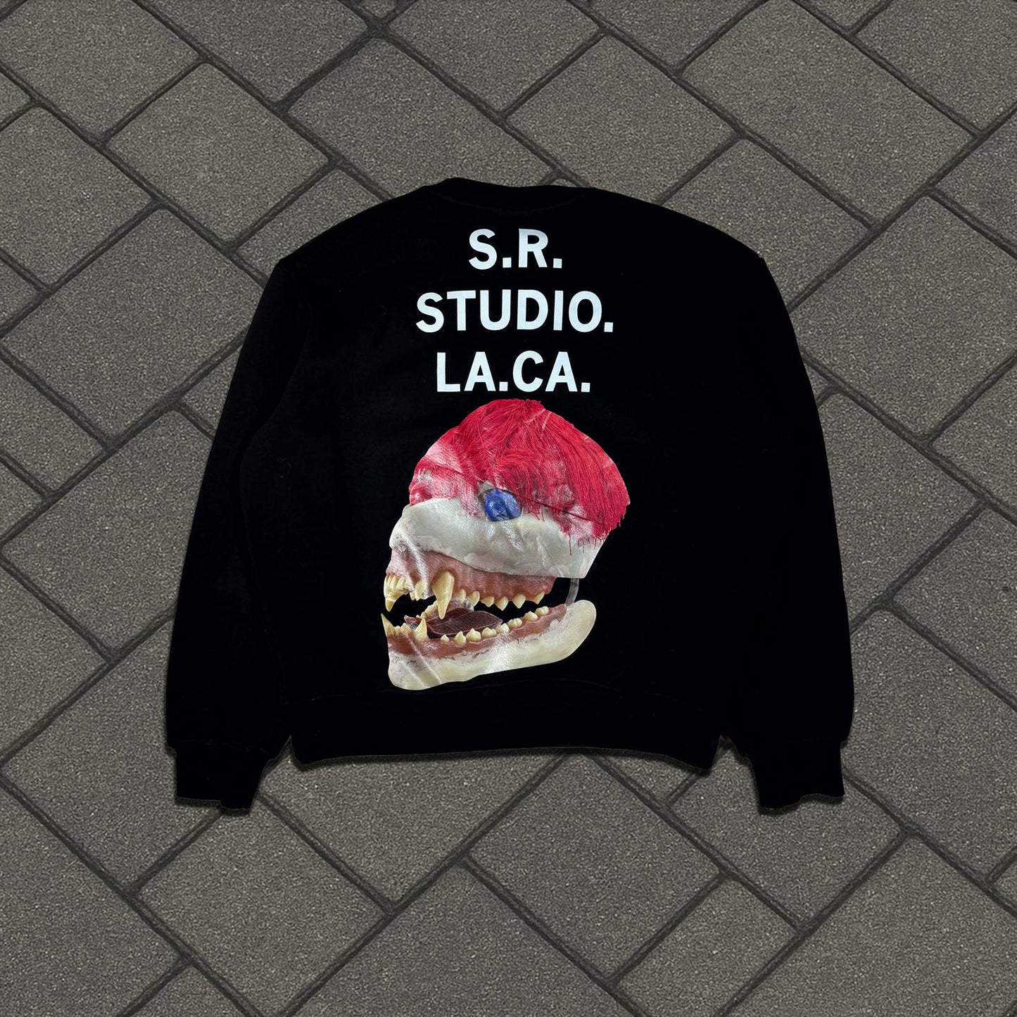 Sterling Ruby ED.50 Red Skull Crewneck