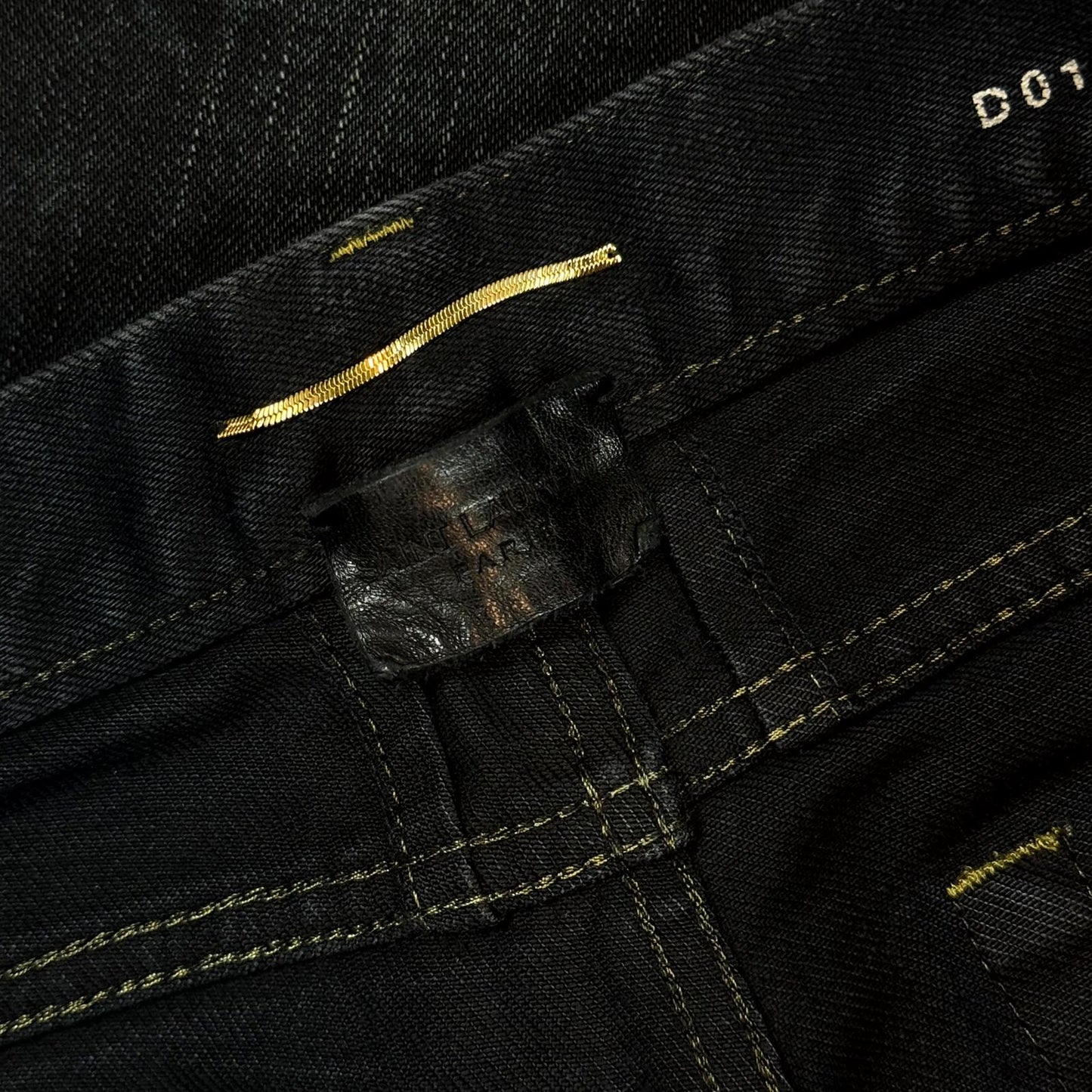 FW13 Saint Laurent Paris Oil Crash D01 Denim